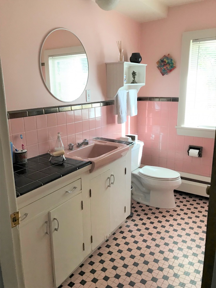 1950s Bathroom Remodeled With Moroccan Inspired Style Gallagher   Grad Bath Before Lighter 736x981 1 